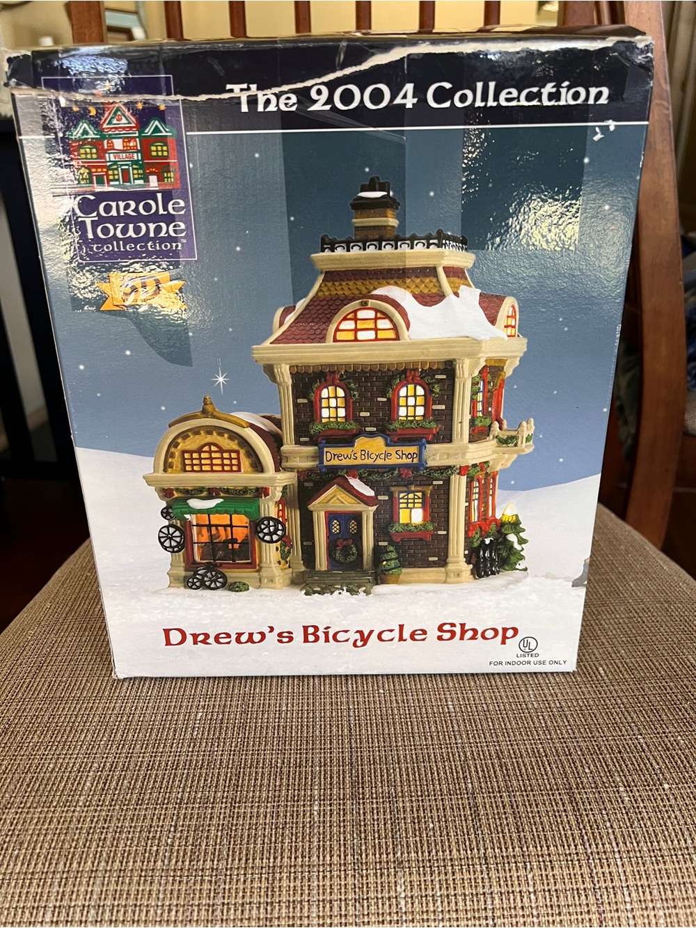 Carole Towne Drew's Bicycle Shop- Christmas Village